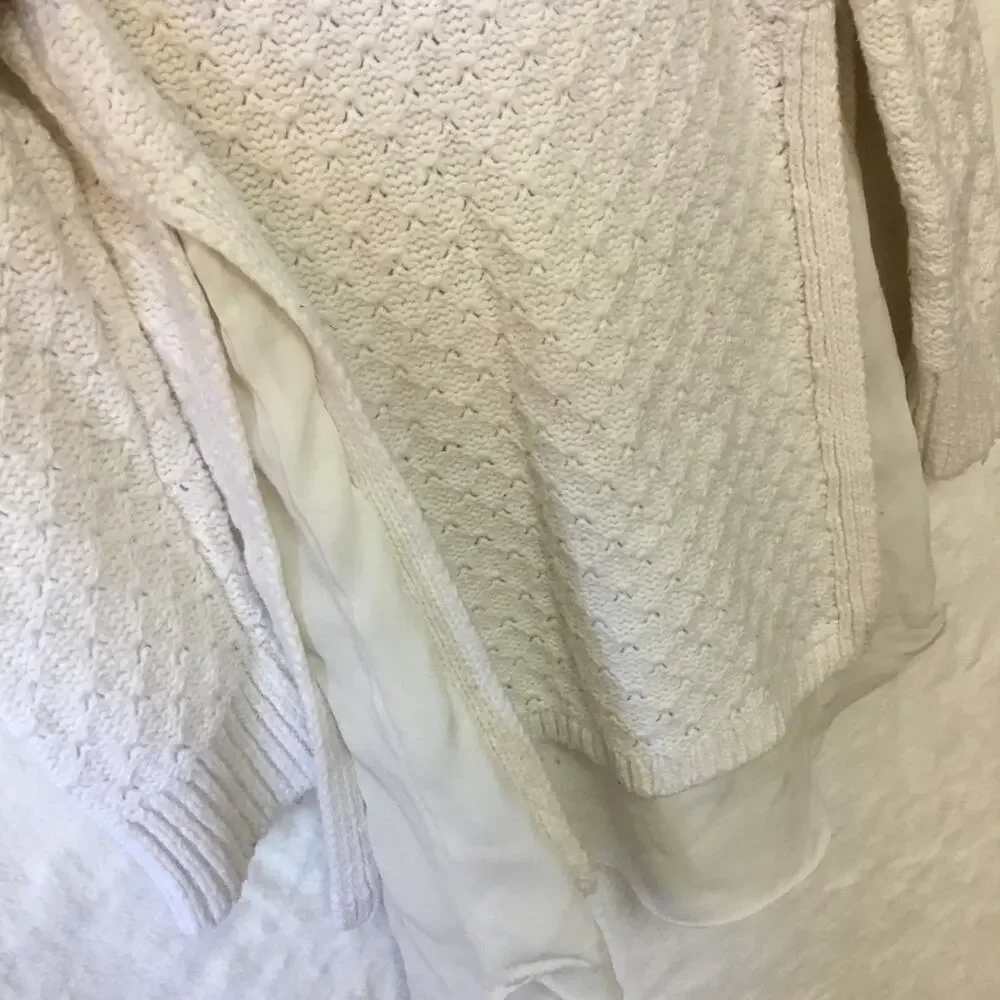 Loft White Long Sleeve Knit Top - Picture 8 of 9